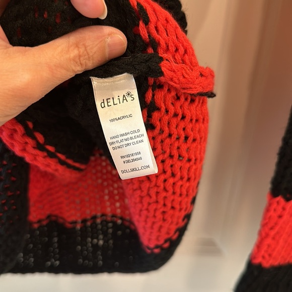 Dolls Kill Delia’s Pride Stripe Oversized Sweater - Picture 4 of 4